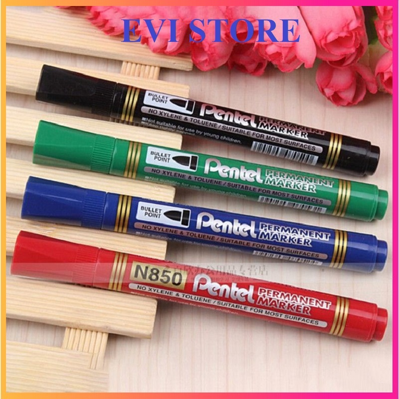 Bút lông dầu không xóa được Pentel N850 / Bút dạ dầu có mực đổ NR401