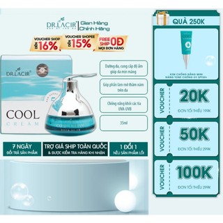 Kem Chống Nắng Ban Ngày Giúp Da Mềm Mại, Làm Trắng Da DR.LACIR Hộp 35g