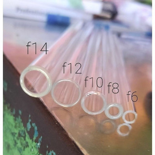 ống hút thủy tinh nhiều kích thước chiều dài từ 15cm đến 25cm loại dầy