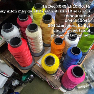 Chỉ may Nylon se6 sợi  cuộn to 120g 1cuộn  sợi Chỉ may dù Khâu Da Giầy Dép khâu sách May Đệm #110