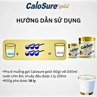 [HSD T1-2028] Sữa Bột Vitadairy Calosure Gold Ít Đường 900g.