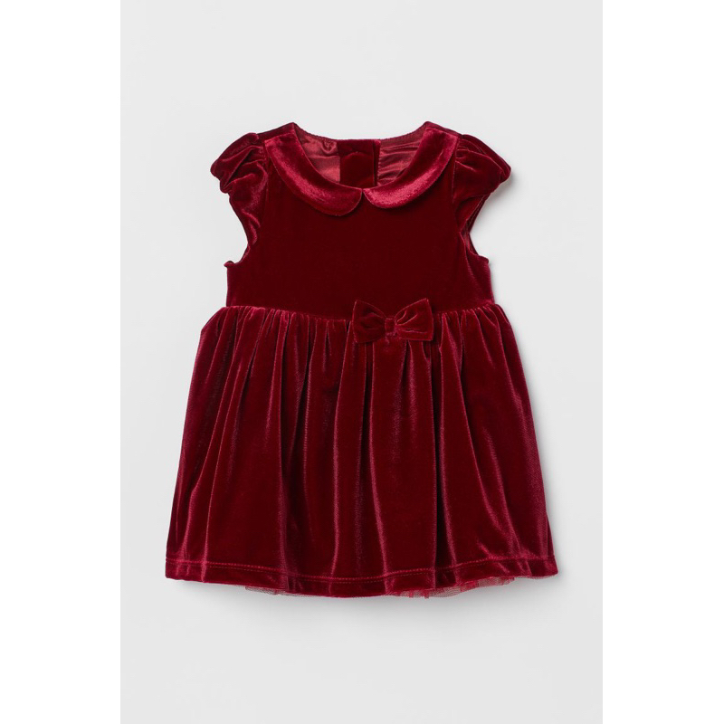 VÁY NHUNG ĐỎ HM AUTHENTIC