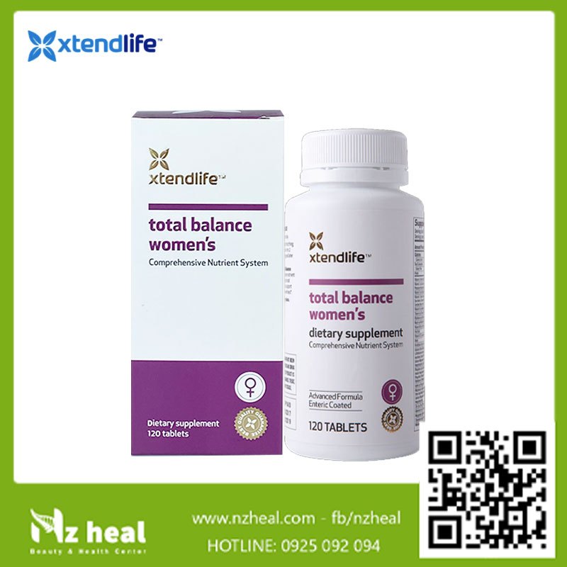 Viên Uống Vitamin Tổng Hợp Cho Phụ Nữ Xtend-Life Total Balance Women’s 120 Viên