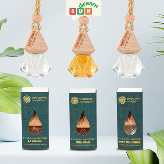 Tinh Dầu Treo Xe Ô Tô Cao Cấp Sunflower Làm Khử Mùi Không Khí Trong Xe Hơi Và Tạo Hương Thơm Thư Giãn