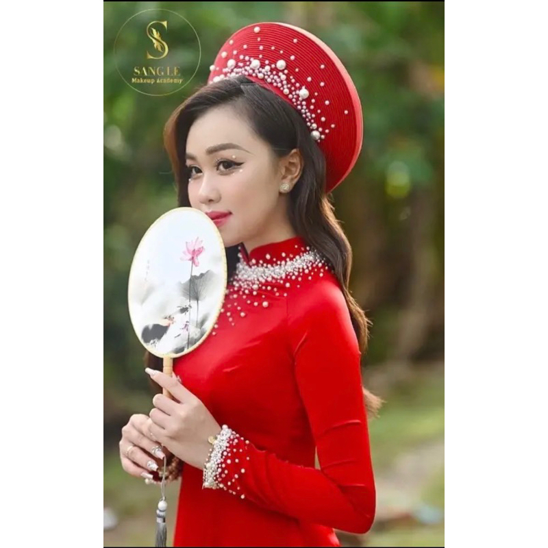 Khăn xếp 25 vòng, mấn đội đầu cô dâu