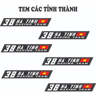 Tem dán xe máy 63 tỉnh thành Napoli [Miền Trung] - Decal dán xe, mũ bảo hiểm chống nước