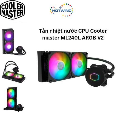Tản nhiệt nước CPU Cooler master ML240L ARGB V2