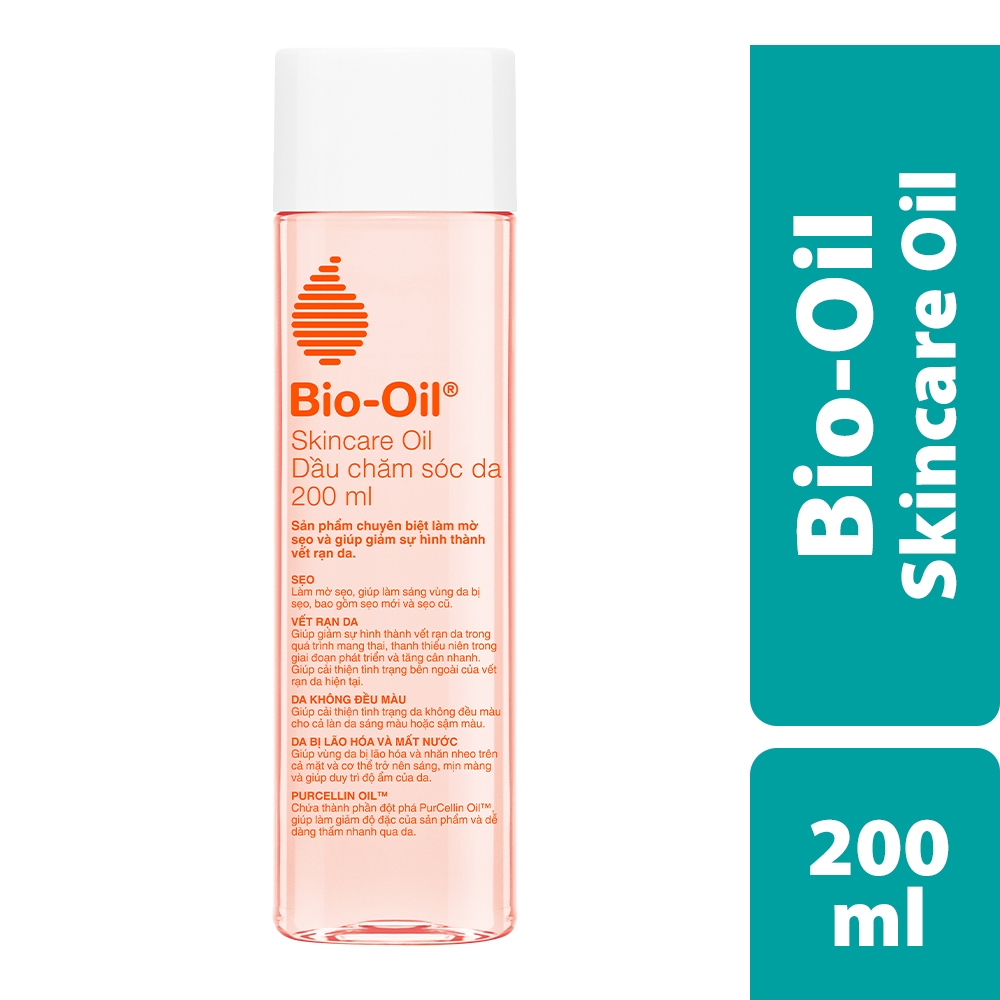 [Mã FMCGWA101 giảm 8% đơn 250K] Dầu Dưỡng Bio-Oil Giảm Rạn Da Mờ Sẹo Specialist Skincare Oil 200ml
