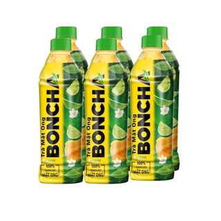 Lốc trà mật ong Boncha vị chanh 6 chai 450ml