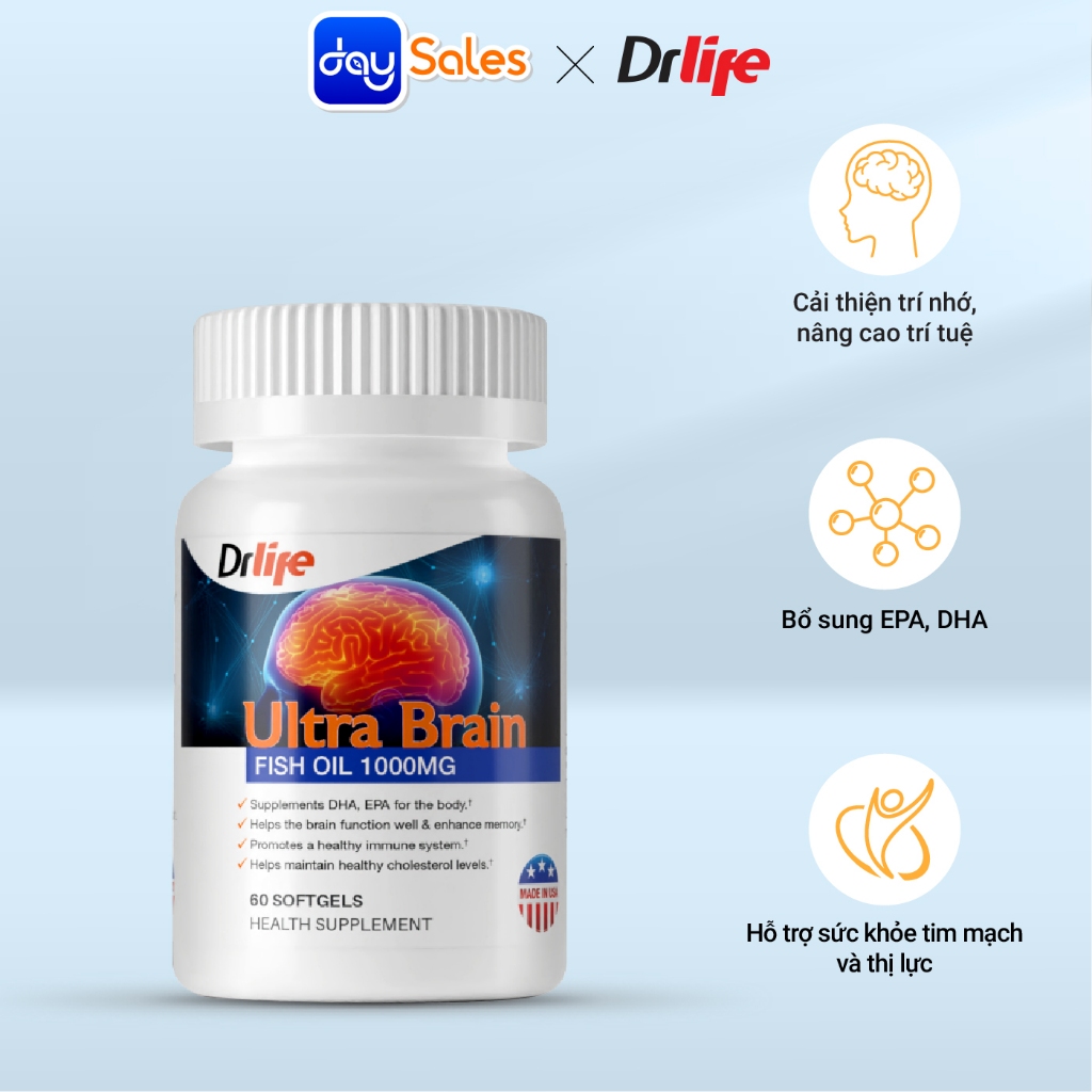 Thực phẩm bảo vệ sức khoẻ DRLIFE Ultra Brain