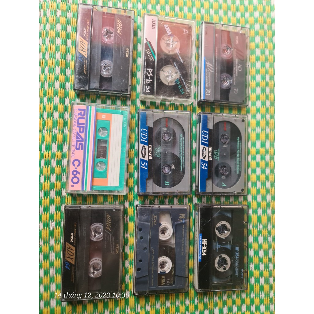 Băng Cassette Thu âm theo yêu cầu