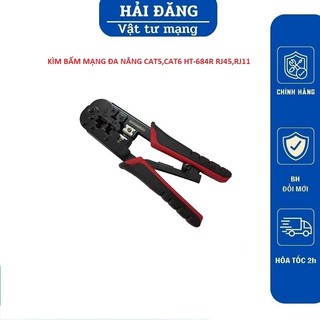 Kìm bấm mạng đa năng sinoamigo ht-684r chính hãng bấm đầu mạng cat5,cat6 chuẩn rj45, rj11, rj12