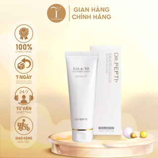 Sữa Rửa Mặt Gạo Giúp Làm Sạch Sâu Và Giúp Trắng Da, Mờ Thâm Sạm DR.PEPTI Galacto Cleansing Foam 110ml- Yolobeauty