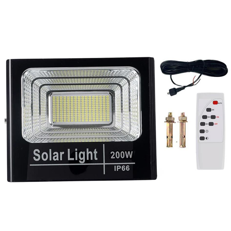 CHỈ ĐÈN KHÔNG TẤM PIN  - Đèn Pha Năng Lượng Mặt Trời 40w 60w 100w 200w 300w