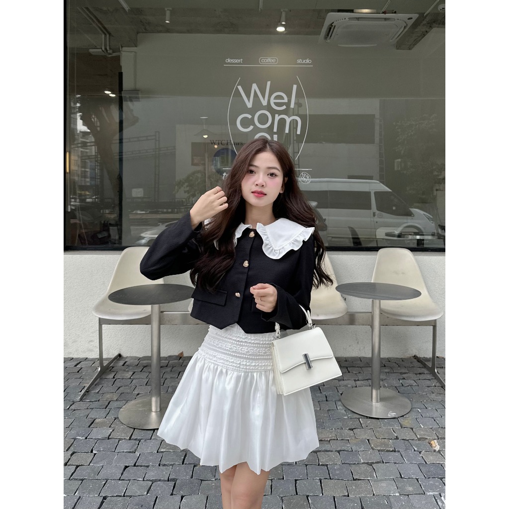 Túi Xách Nữ Cầm Tay Ayona Bag White HAPAS - TXT19374