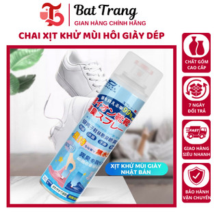Chai xịt giày dép khử mùi hôi nano bạc bình xịt thơm khử mùi mồ hôi chân 260ml - Tráng Sứ Store