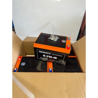 Bộ 4 bình ắc quy 12v-15ah yamato, set 4 bình ắc quy xe đạp điện nijia.honda.133m 6fm-14, 6fm-15)