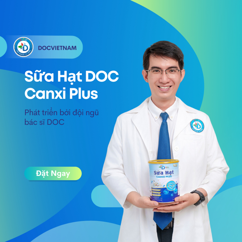 Sữa Hạt DOC Canxi Plus - Sữa Thực Vật Phát Triển Bởi Bác Sĩ DOC