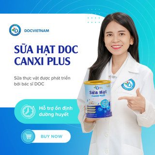 Sữa Hạt DOC Canxi Plus - Sữa Thực Vật Phát Triển Bởi Bác Sĩ DOC