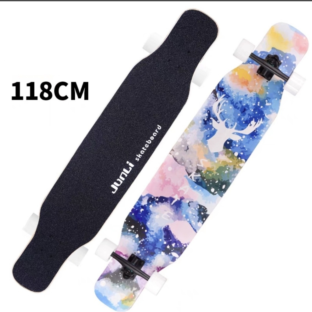 [Giá Sale Trải Nghiệm] Đa dạng mẫu Ván trượt dài Longboard Junli cao cấp Chính Hãng Deck chịu lực 20