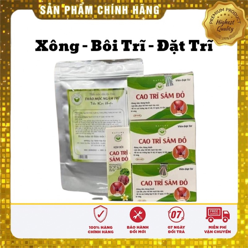 Cao trĩ sâm đỏ (viên đặt)