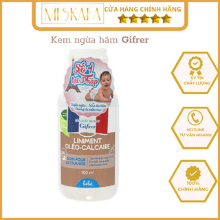 Kem Chống Hăm Tã GIFRER, Kem chống hăm Gifrer, Kem thay tã bỉm chống hăm 100ml Gifrer Pháp không cần rửa nước