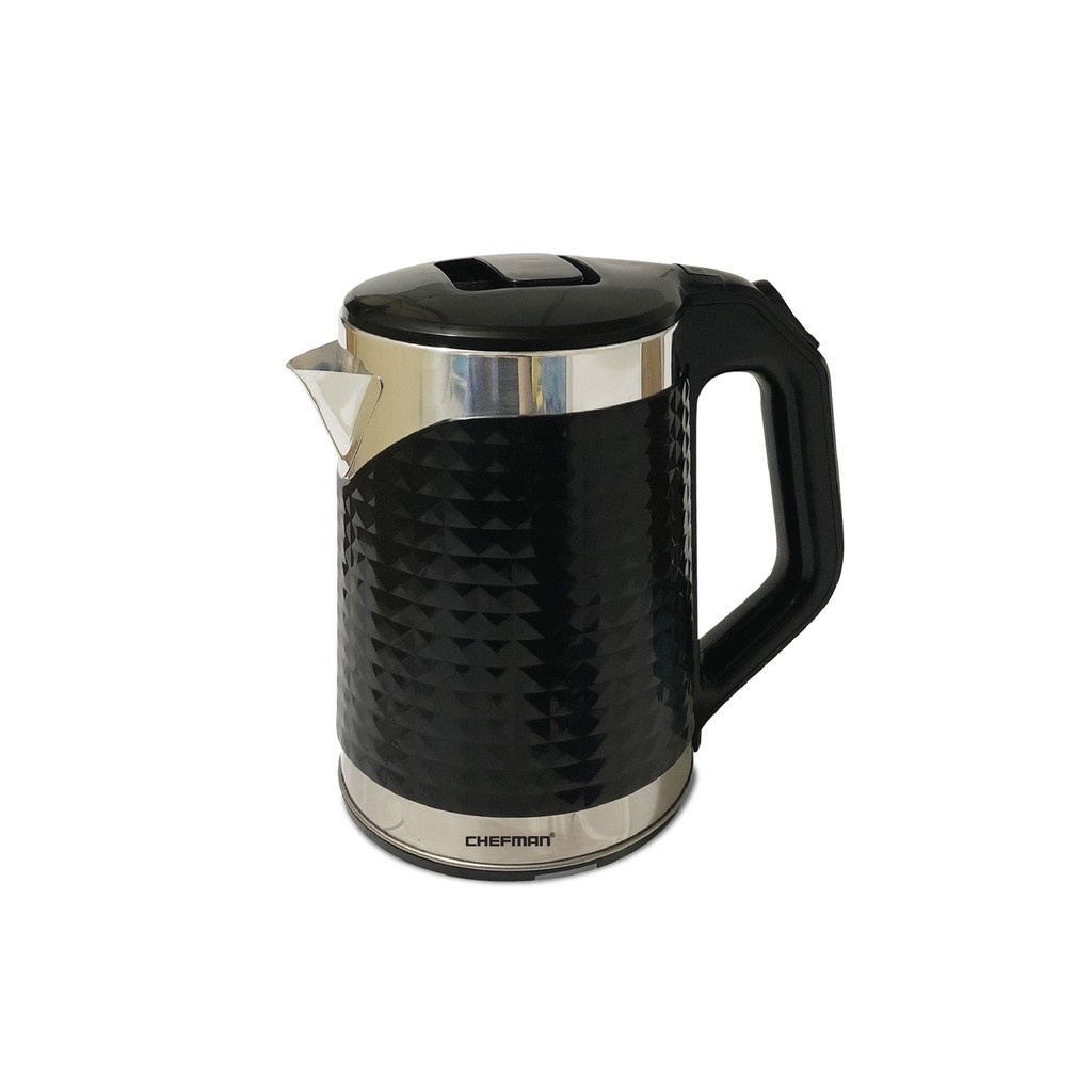 Ấm Siêu Tốc Chính Hãng CHEFMAN 2 Lớp Cách Nhiệt Công Suất 1500W Bảo Hành Chính Hãng 12 Tháng