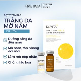 Bột C Dr.Vita Daycell Nguyên Chất 100 % Trắng Da Mờ Nám Tàn Nhang 10ml 