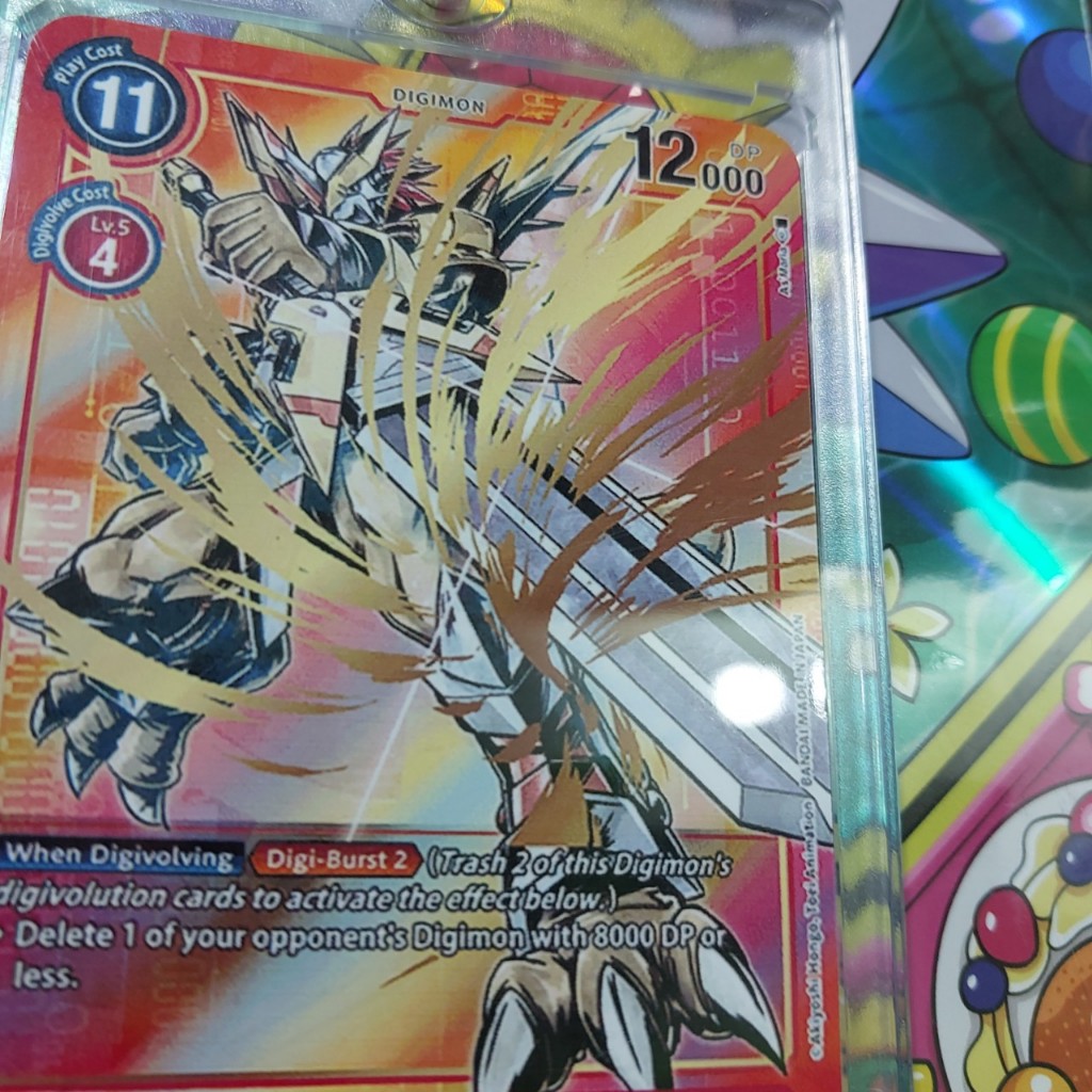 Thẻ bài TCG VictoryGreymon BT4-019 Alternate bán nhân khung long kiếm 1459 D48 1-6