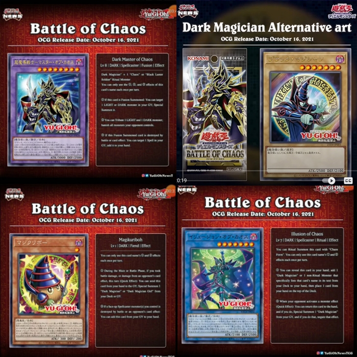 Túi thẻ bài Săn Dark Magician, Blue Eye Dragon, bộ phù thủy áo đen Battle Of Chaos Booster chính hãng 145