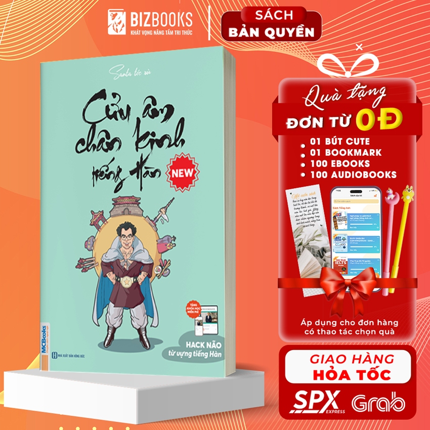 Sách - Cửu âm chân kinh tiếng Hàn - Bizbooks Tặng Sổ Tay và Bookmark