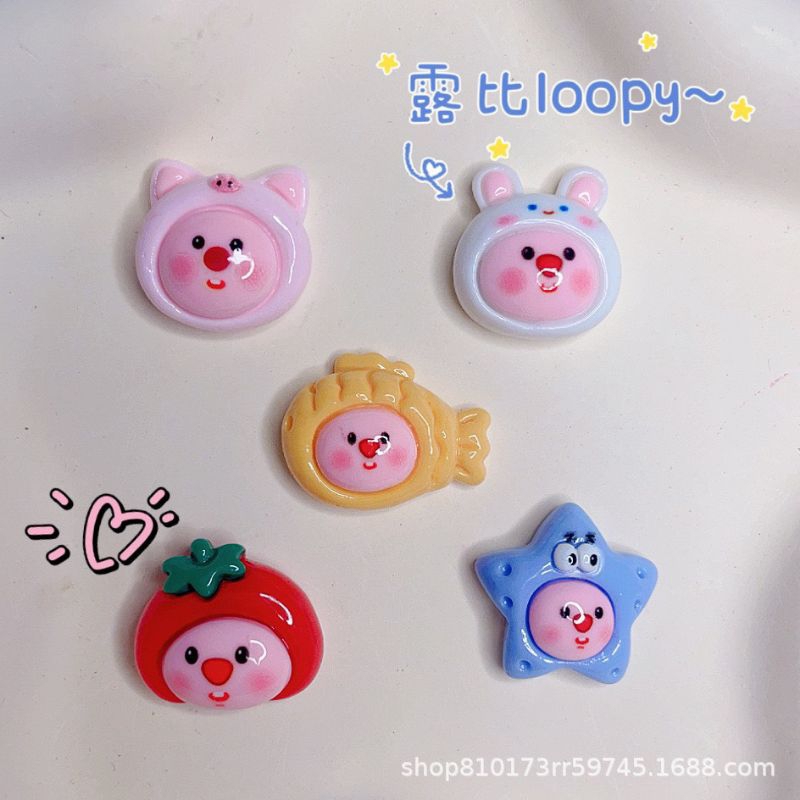 Set 5 Charm loopy các mẫu