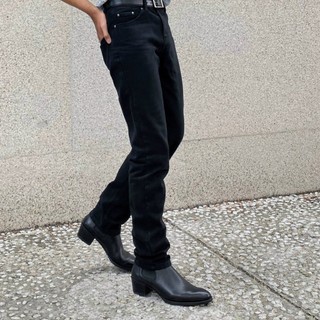 Giày Chelsea Boots Nam TARMOR Màu Đen Da Thật Chelsea Boots In Black Leather