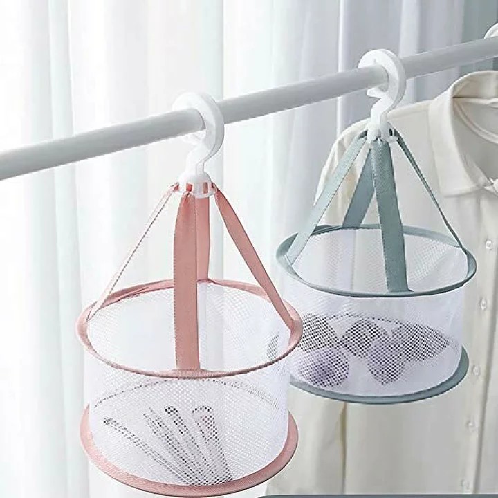 Túi lưới phơi đồ dáng cao Green Ornament hàng nhập từ Nhật Bản
