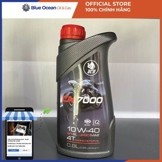 Dầu nhớt xe máy 4t qtex cn 7000 10w40 sl ma2 0.8l