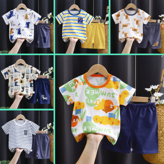 Bộ hè hoạ tiết động vật đáng yêu cho bé trai A1892 - TOPZKIDS