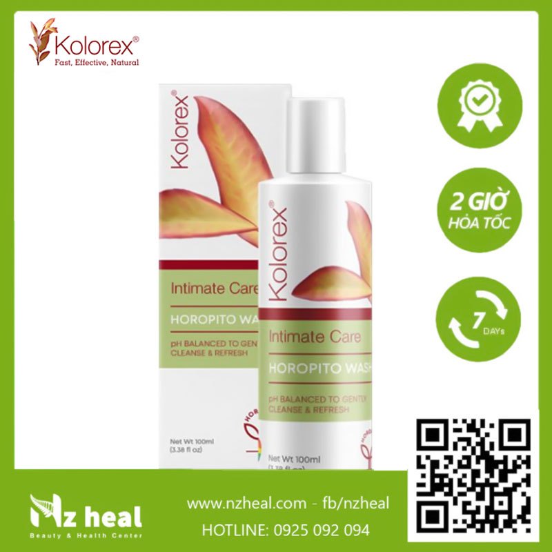 Gel vệ sinh Kolorex Intimate Care Horopito Wash 100ml (Nam/ Nữ/ LGBT)