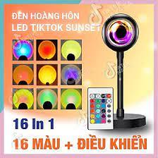 [HOT TIKTOK]ĐÈN SUNSET TIKTOK 16 MÀU LED-🔥Đèn hoàng hôn 16 màu🔥Đèn Cầu Vồng có điều khiển LED RGB