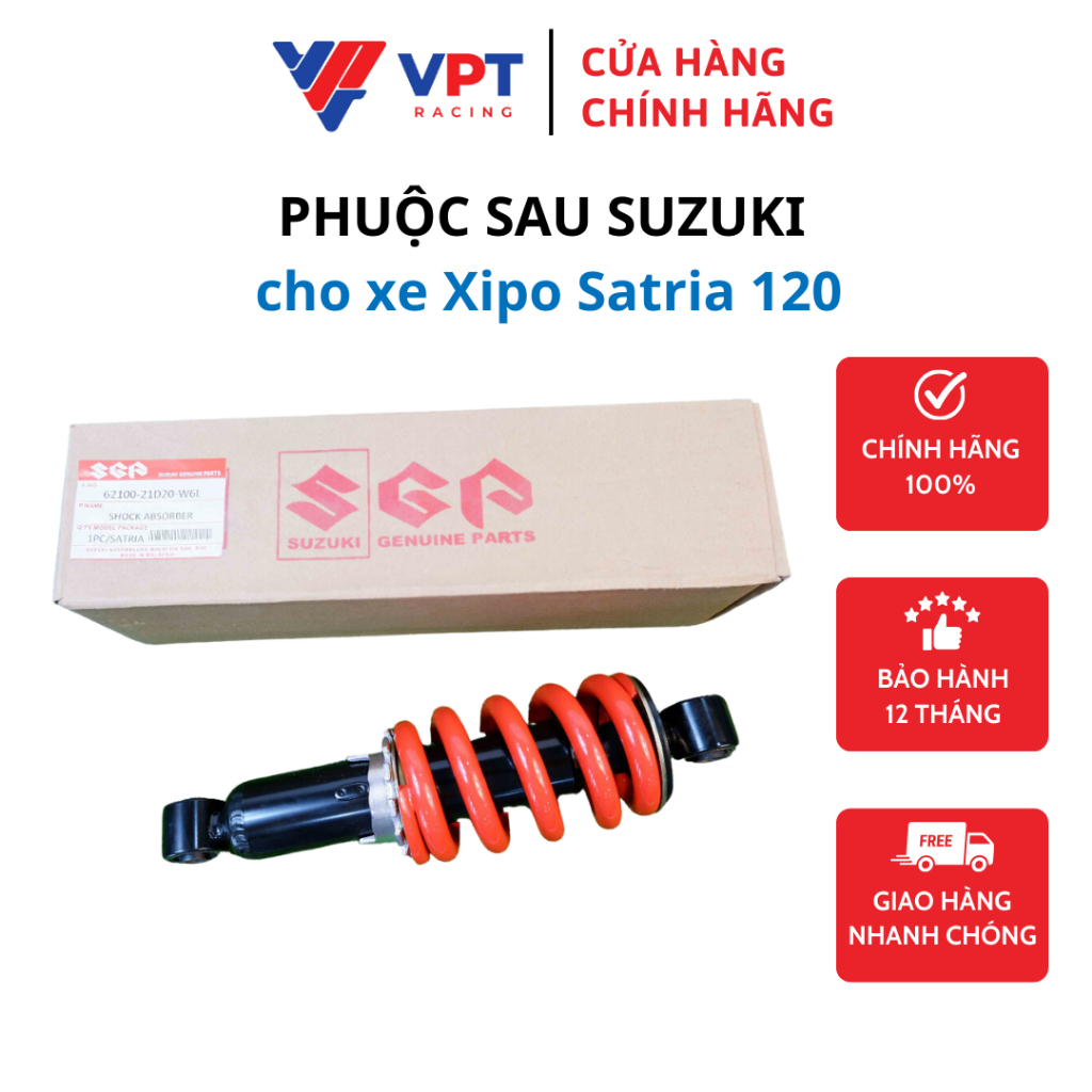 Phuộc sau Suzuki cho xe Xipo Satria 120