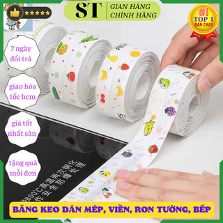  Băng Keo Dán Mép, Viền, Đường Ron, Bồn Rửa, Tường, Bồn Tắm dài 3m X 4cm Chống Thấm Nước, Chống Bung Tróc