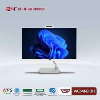 Máy tính để bàn VSP All In One - VA241-610H/23.8"/FULL HD/60HZ Mới 100%.