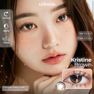 Kính áp tròng filter mắt ướt kristine brown i-one lens-vf lens