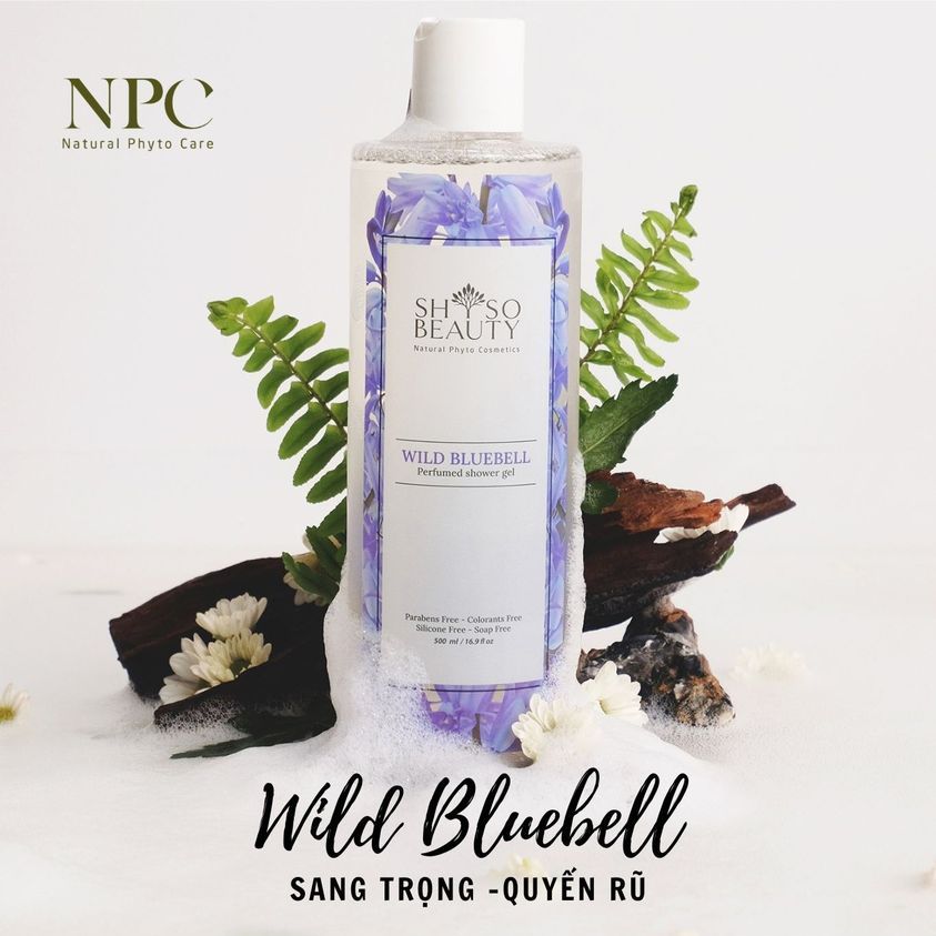 COMBO 2 chai sữa tắm nước hoa Anh quốc SHSO Beauty Wild Bluebell 500ml/chai - NPC PHAR