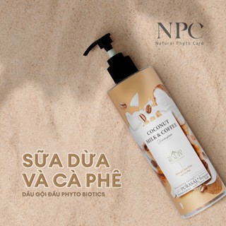 Dầu Gội SHSO Beauty Phyto Biotic Coconut Milk & Coffee Phục Hồi Hư Tổn, Dưỡng Ẩm Tóc Mềm Mại, Chắc Khỏe - NPC PHAR