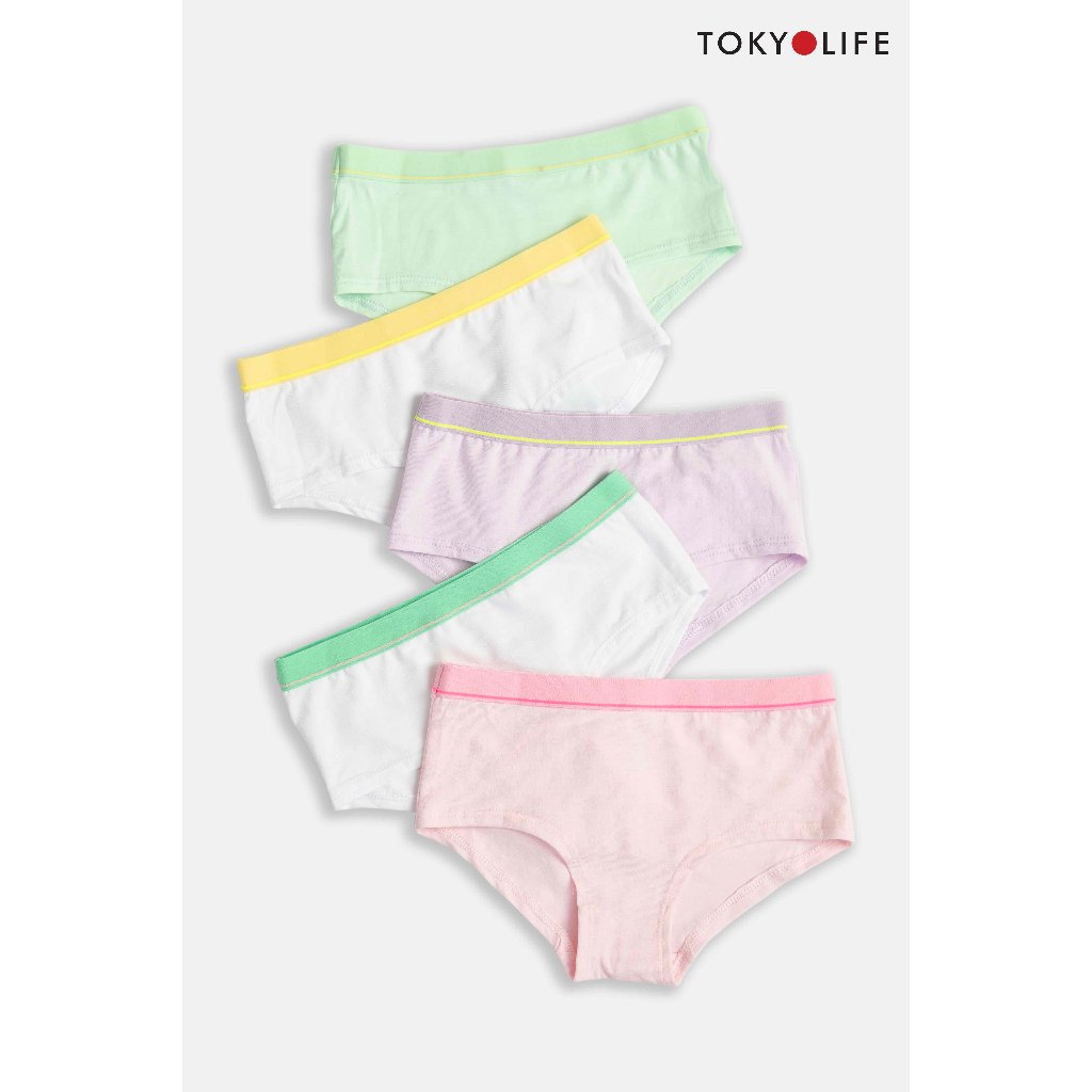 Quần lót BÉ GÁI gói 5chiếc TOKYOLIFE C4UND309K ( GIAO MÀU NGẪU NHIÊN )