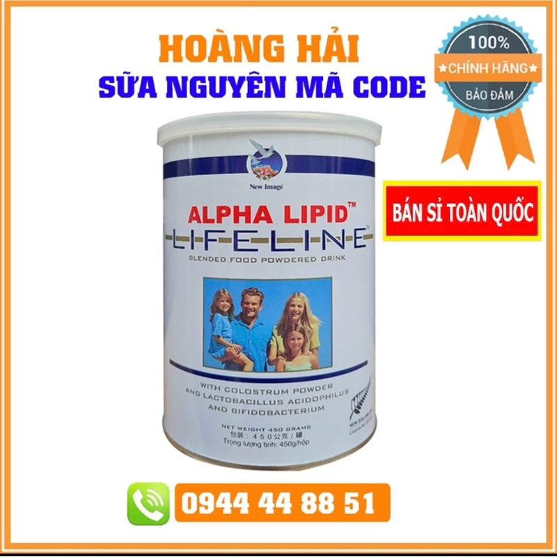 Sữa Non Alpha Lipid Lifeline 450g Của New Zealand