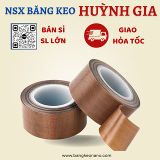Băng Keo Vải Chịu Nhiệt Teflon 5cm x 10 mét