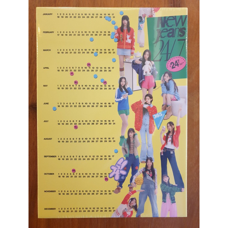 2024 SEASON GREETING HYBE NEWJEANS ENHYPEN SEVENTEEN TXT LE SSERAFIM TXT ĐẦY ĐỦ NGUYÊN SEAL