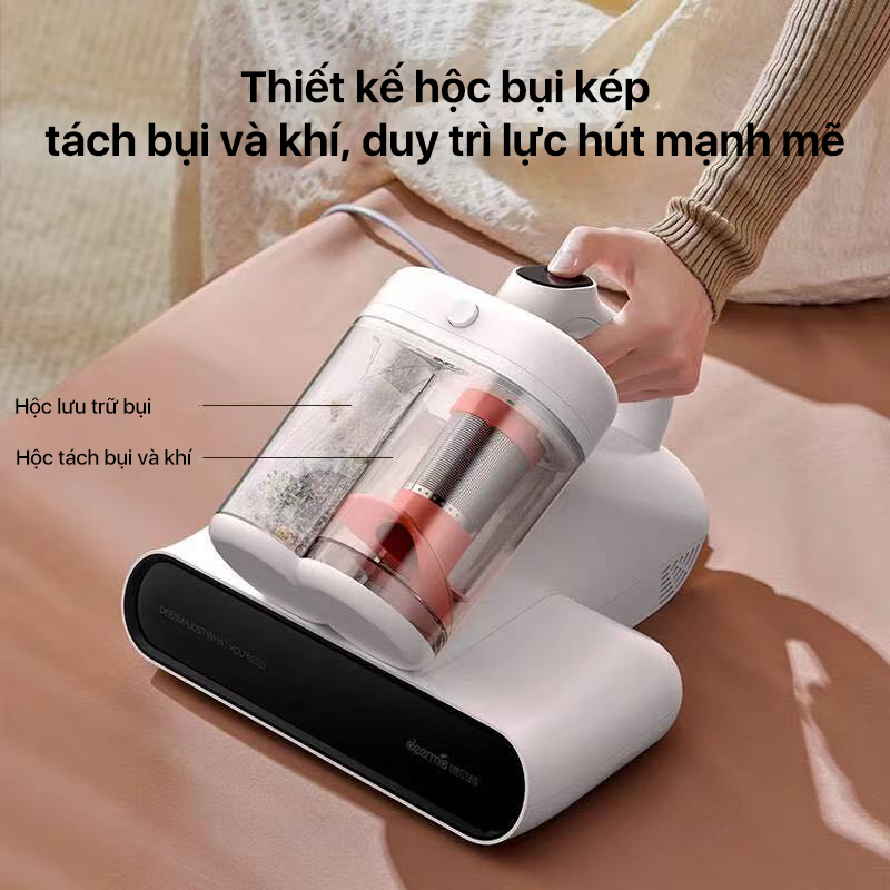 Máy hút bụi giường nệm, thảm, sofa DEERMA CM980 đa năng, lực hút 13000Pa - Bảo hành 12 tháng