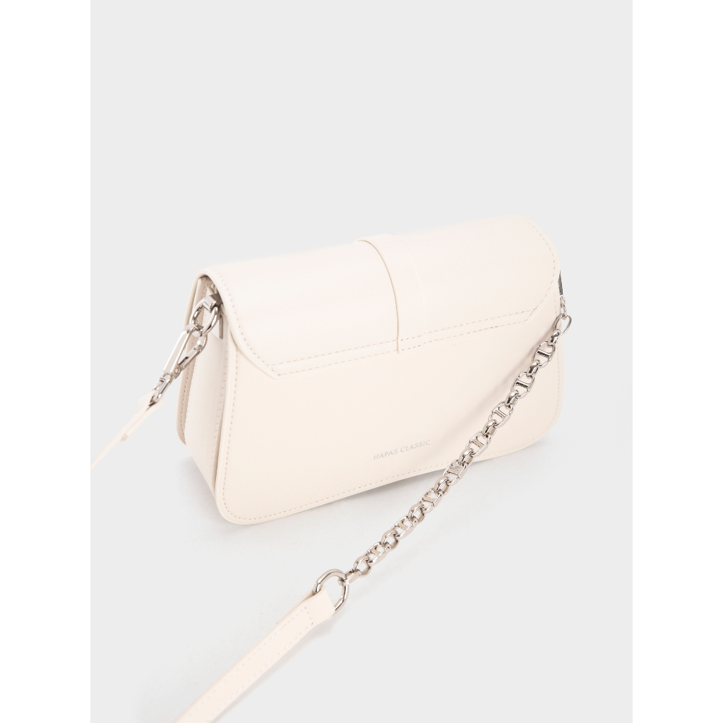 Túi Xách Nữ Đáy Cong Grace Bag White HAPAS - TDC230512